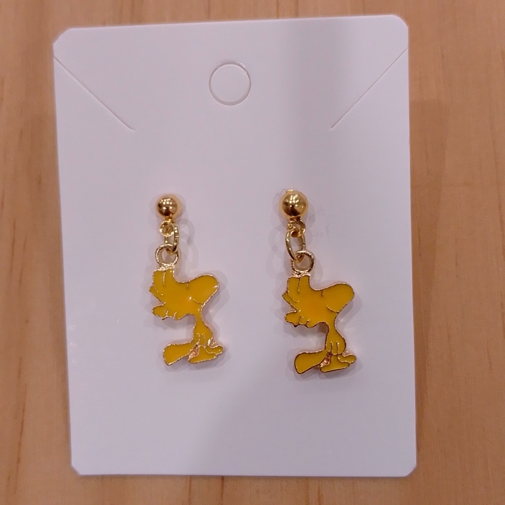 *2/$20* Peanuts Woodstock Stud Dangle Dangling Earrings Jewelry Snoopy